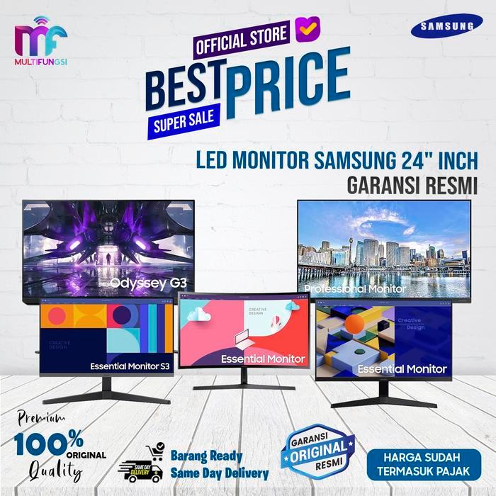 NEWEST LED Monitor Samsung 24" Inch - Garansi Resmi
