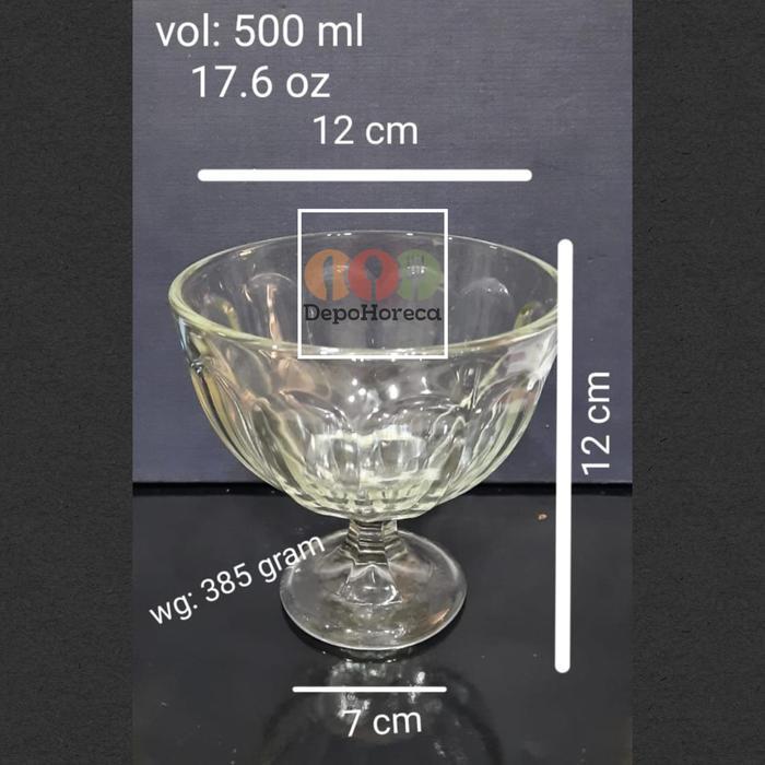 ID GELAS ES TELER / MANGKOK ES CAMPUR / MANGKUK GELAS BUAH / BOWL ICE CREAM / BAHAN KACA BENING