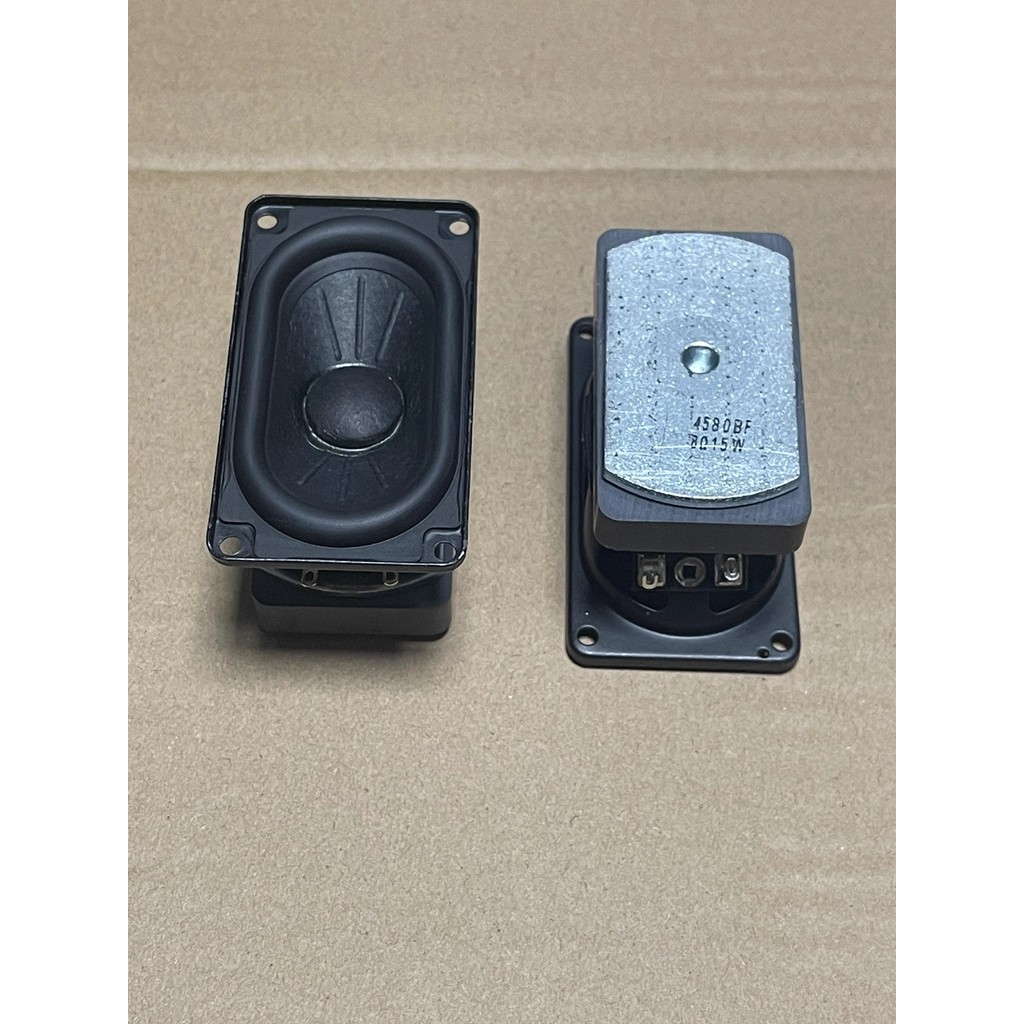 2Pcs Ghxamp 80*45Mm Subwoofer Full Range Speaker For Soundbar / Home Theater - 8 15W - 80X45X44Mm