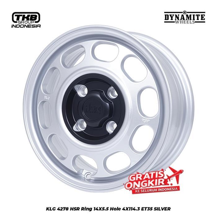 VELG MOBIL HSR WHEEL RING 14 TERBARU MODEL KALENG TIPE KLG 4278 UNTUK MOBIL XENIA AVANZA KIJANG LGX