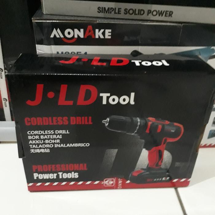 Terlaris bor cordless jld 12v merah SALE