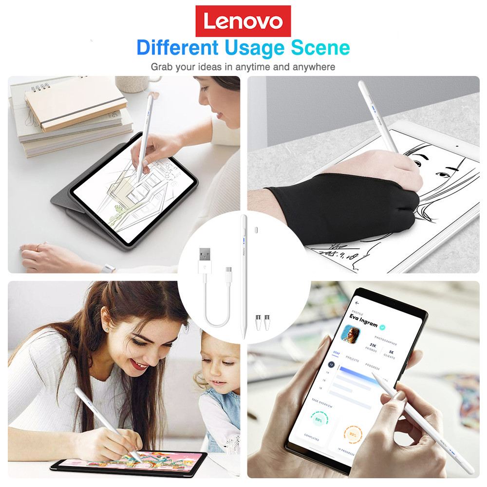 Lenovo Thinkplus BP16 Authentic Universal pencil For Ios windows Android Tablet And phone Writing