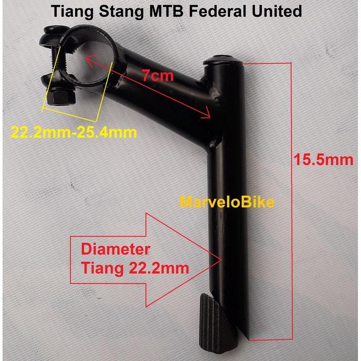 Bango Tiang Stang Sepeda Mtb Federal Bmx Mini Fixie Murah