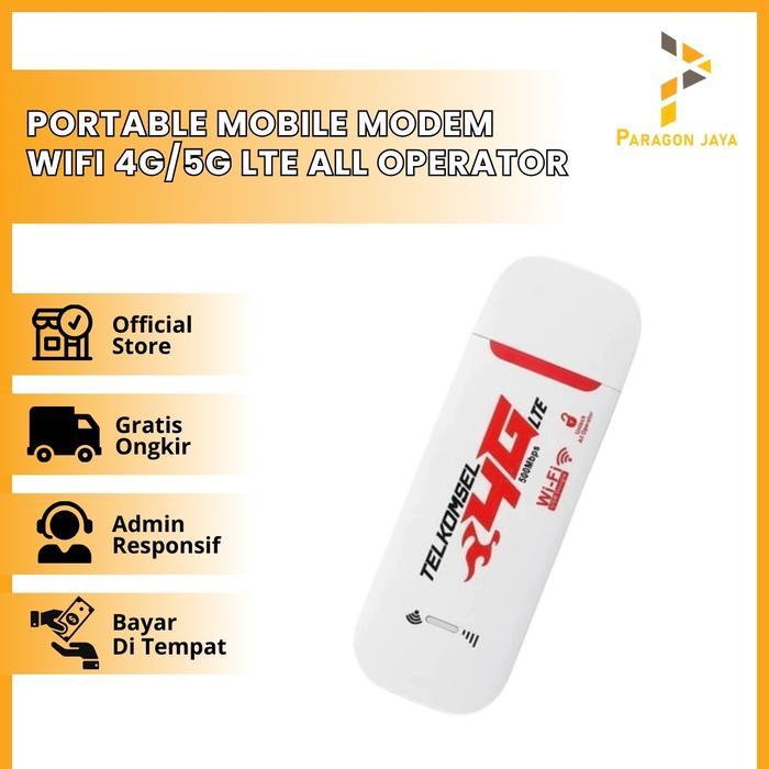 Portable Mobile Modem Wifi 4G/5G Lte All Operator Usb 500Mbps Mobile Wifi Unlock Band 1/3/5/40