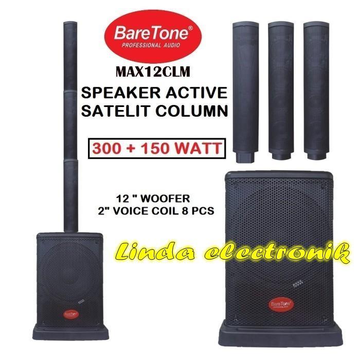 Speaker Aktif Satelite BARETONE MAX 12 CLM 12 inchi Bluetooth