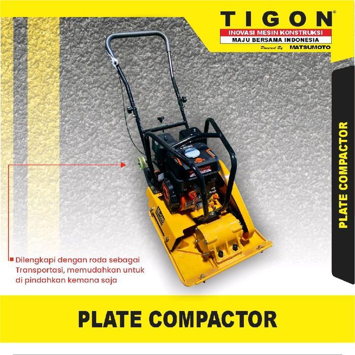 Stemper Kodok TIGON Diesel / Plate Compactor TG-C80 + Engine MDX-170F - MESIN STEMPER KODOK + DIESEL
