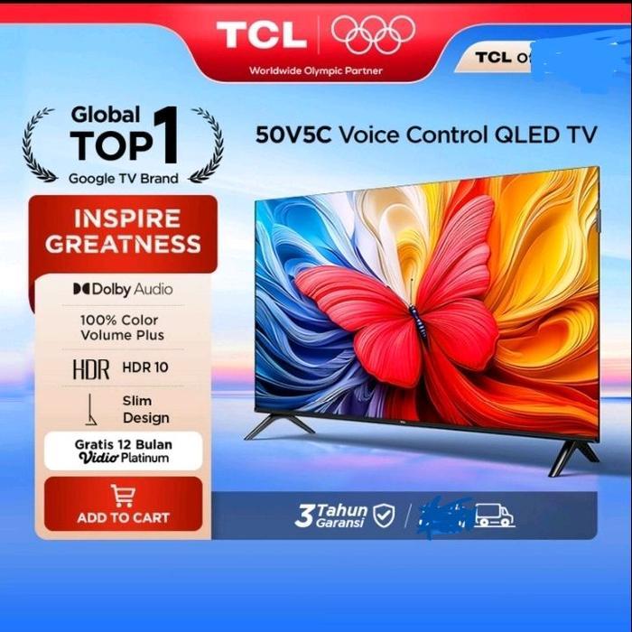 TCL 50V5C 50 Inch Qled Google TV