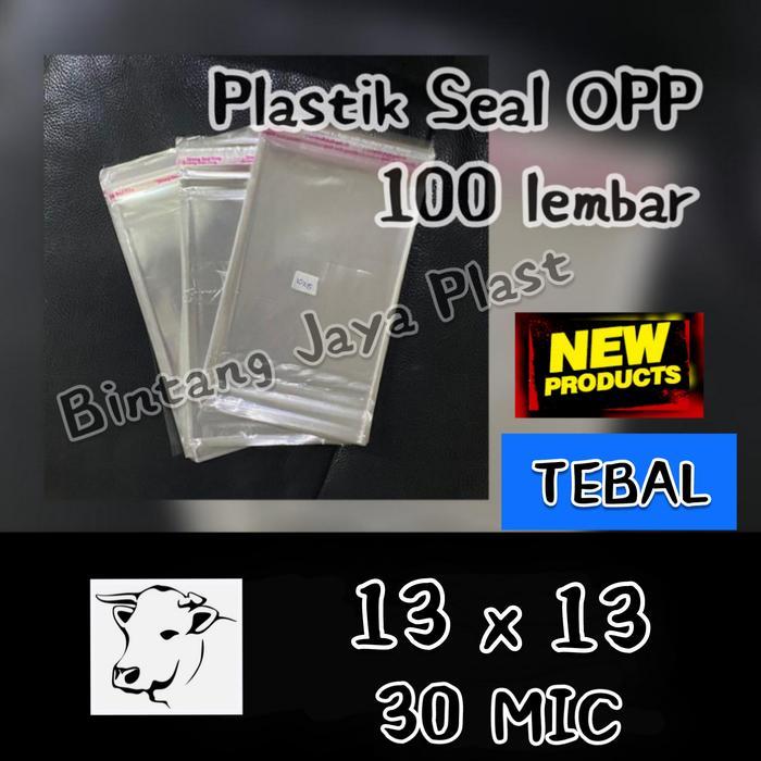 Plastik Opp Seal Uk 13 X 13 Cm ~ 30 Micron. Redy Stok