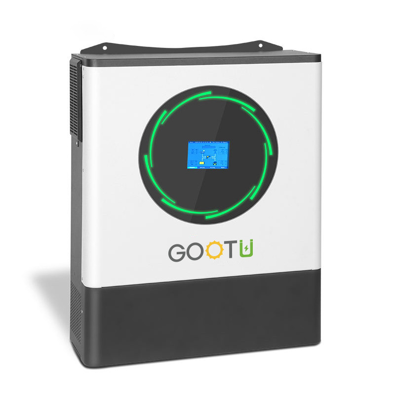 . Gootu 11Kw 48V 220V Hybrid Solar Inverter 150A Dual Mppt Single Phase Inverter Solar Charger For