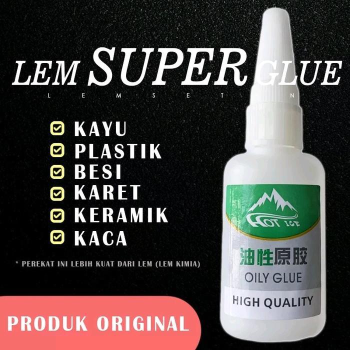 lem super kuat kayu kramik karet besi kaca