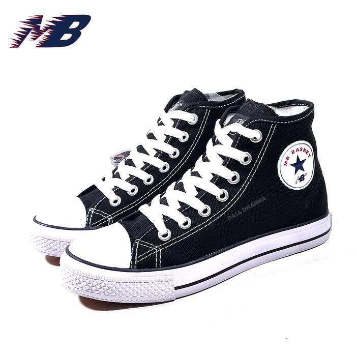 Sepatu Mb New Basket Warior Anak Sekolah Sd Smp Sma Uk 36 - 45 Fashion
