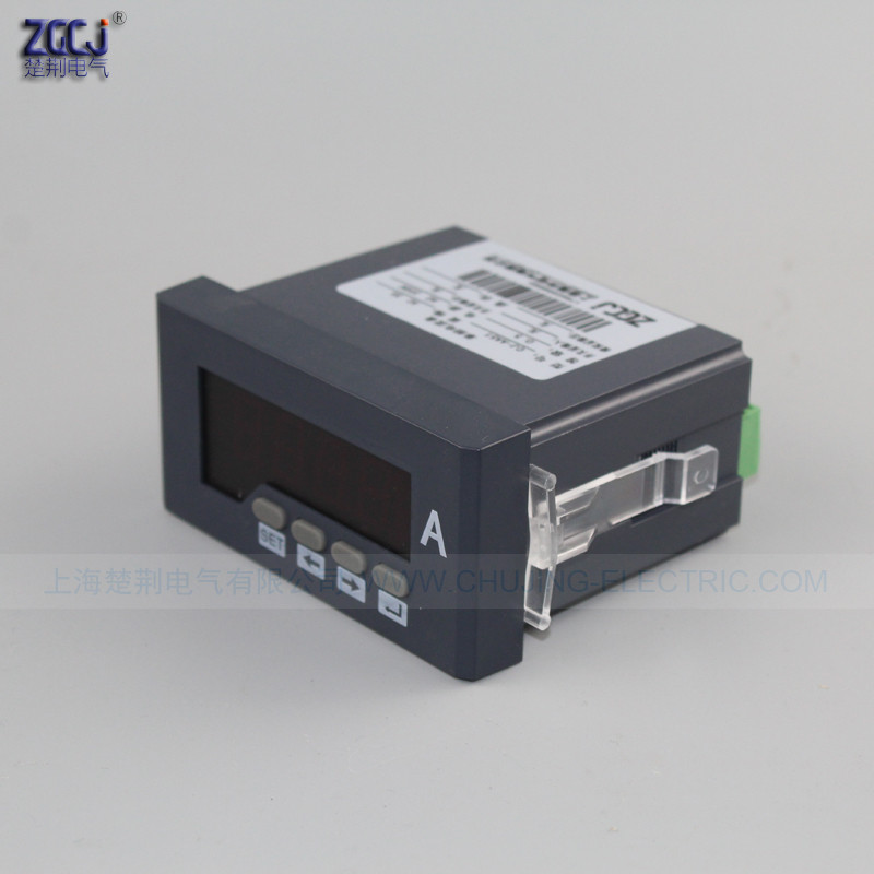 DIGITAL AMPERE PANEL METER BLACK DIGITAL CURRENT METER AC 0-5A CURRENT INDICATOR INSTRUMENT AMPERE