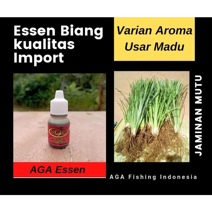 AGA Essen Biang Aroma Usar Madu Hitam Campuran Umpan Pancing Ikan 10ml dan 30ml