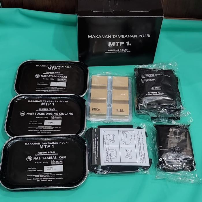 Ransum Mtp1 Makanan Tambahan Polri Nasi Kaleng Nasi Siap Saji Terlaris