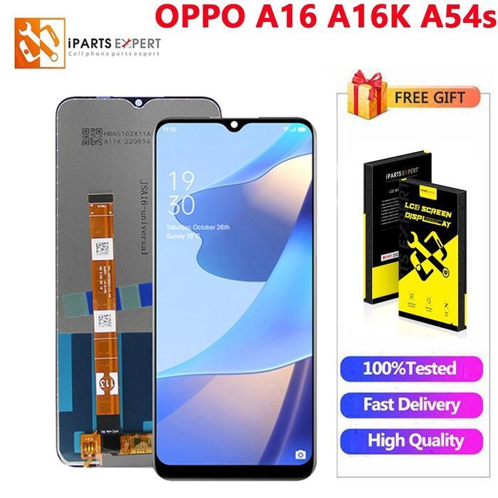 IPARTSEXPERT Original LCD Asli untuk OPPO A16 A16s A54s 2021 CPH2269 Tampilan LCD Layar Sentuh