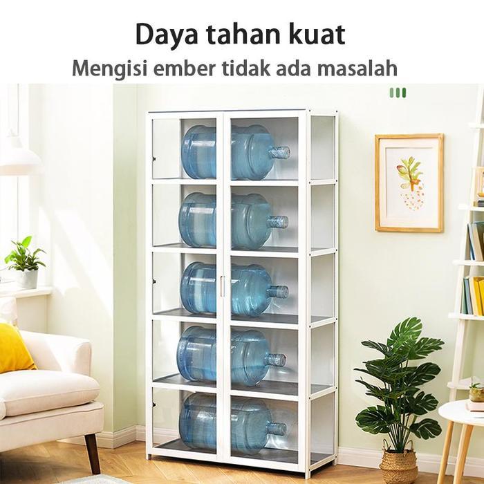 Kens-Rak Koleksi Estetik Untuk Album Kpop / Lightstick / Labubu - Kotak Penyimpanan Bening Lemari