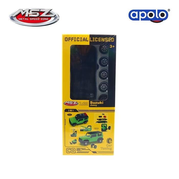 Agata Toys Official MSZ 1:32 Suzuki Jimny 2018 Assembly Kit - Black