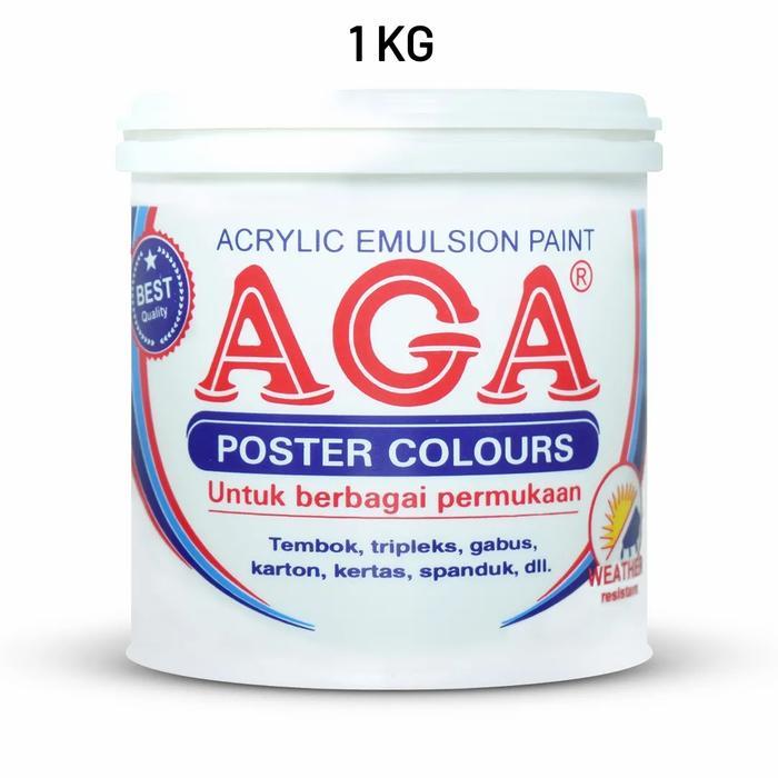 AGA Cat Aga Poster Acrylic 1kg - Warna Matte Cerah Tahan Lama untuk Dekorasi Panggung & Tembok