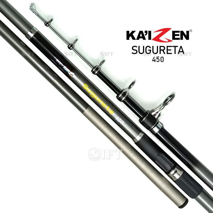 Joran KAIZEN SUGURETA 300~450 Surf Pasiran Laut Antena Teleskopic