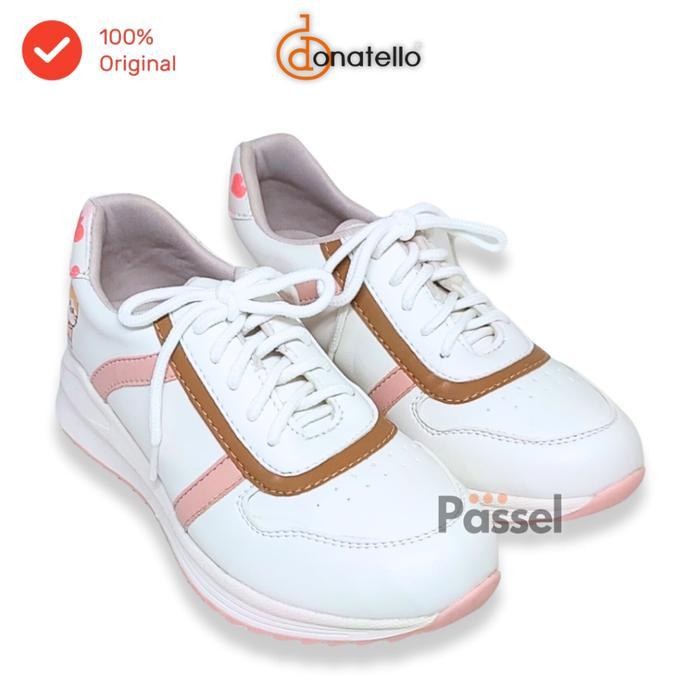 [ Tomkins Warrior Style ] 31-35 Sepatu Sneaker Tali Anak Perempuan Sintetis Kombinasi Jk10011 /