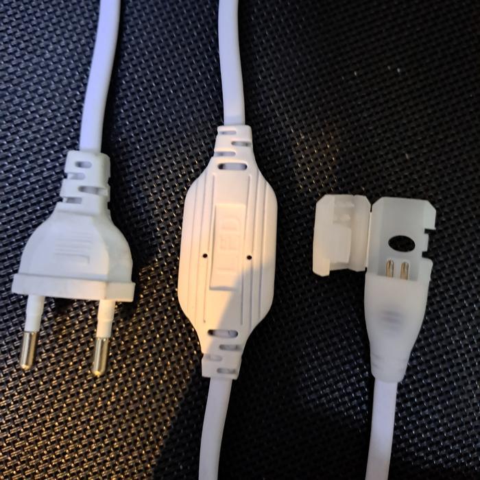 "New" soket lampu led strip smd 5050, colokan led strip, driver led strip