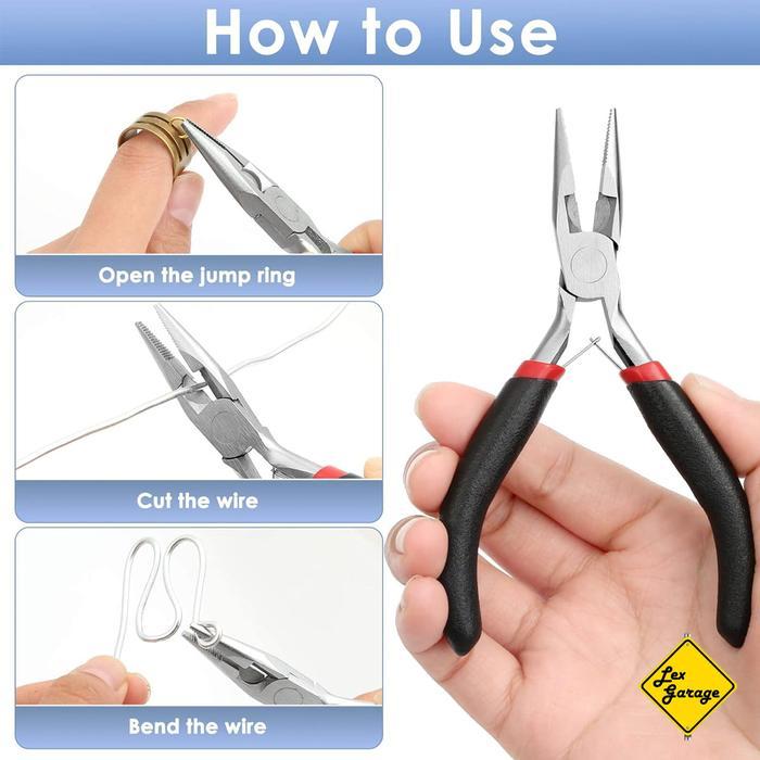 "New" Tang Lancip Mini Tang Cucut Kecil Panjang Kombinasi Mini Plier