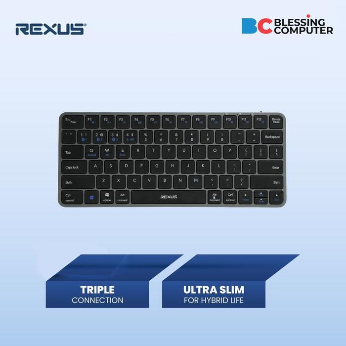 Keyboard Wireless Mini Rexus KL150 Black