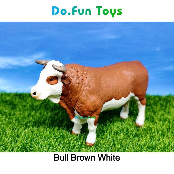 Bull Animal Figure / Miniatur Mainan Binatang Sapi Jantan