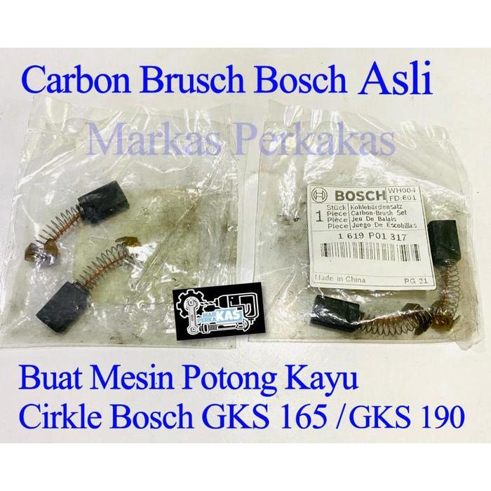 storejayabaru CB Carbon Brush Asli Bosch GKS 165 / Gks 190