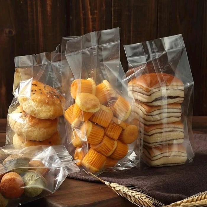 10 PCS PLASTIK DOVE / CLEAR PANJANG POLOS/ MOTIF COOKIES PLASTIK SEALER PANJANG