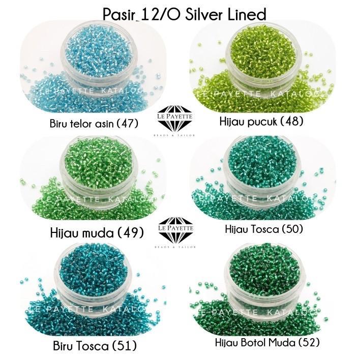 SALE Payet pasir MGB 12 o silver lined (47-52) Termurah