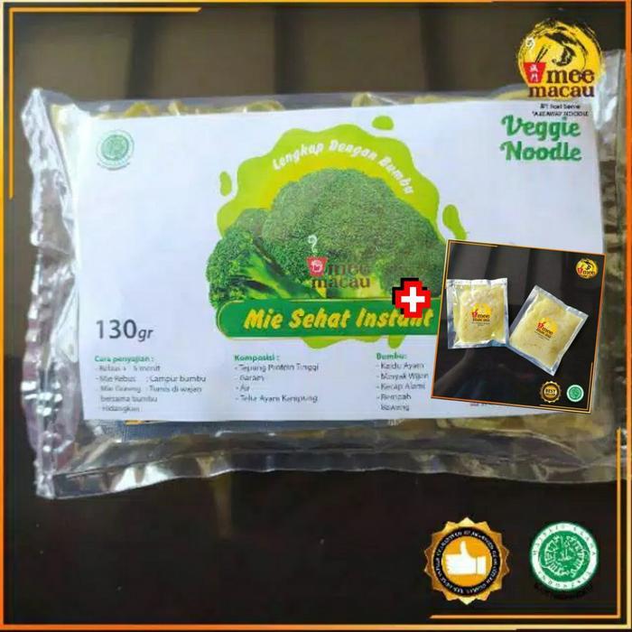 [Paket Lengkap] Mie Veggie+Minyak Bawang+Bumbu Indo+Bacem Bawang Putih