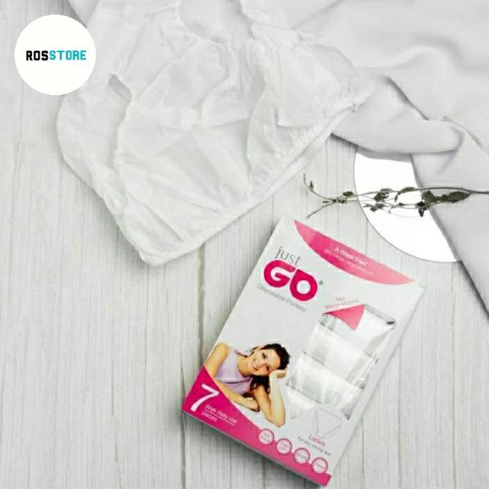 Celana Dalam Kertas Wanita Traveling Size XL Underwear CD isi 7 pcs