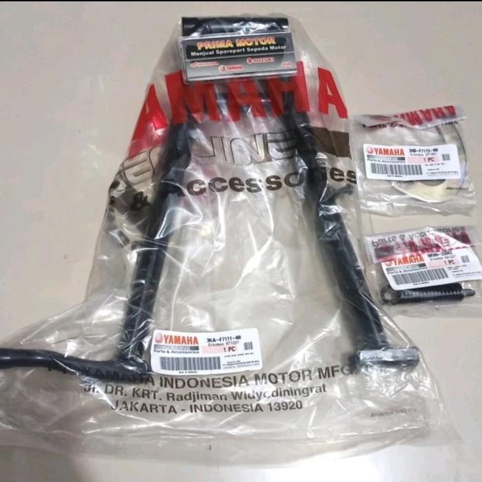 Standar Tengah Rx King Set Per Tapal Cagak Tengah Rx King Ori Yamaha