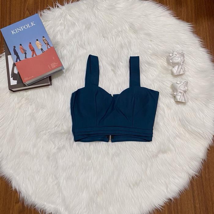 Crop Vb Tali Tebal Top Import Bangkok Tank Wanita Atasan