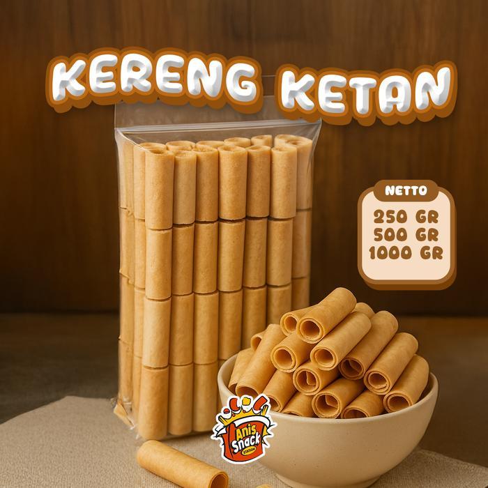 Makanan Jadul Khas Temanggung / Kereng Ketan / Semprong Ketan Terlaris
