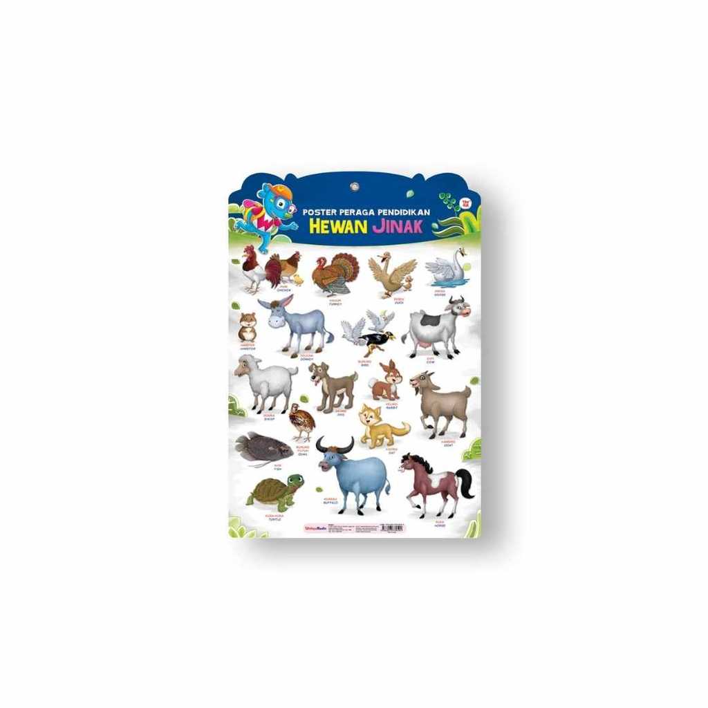 Buku CHILDRENS BOOKS - POSTER PERAGA PENDIDIKAN HEWAN JINAK (BAHAN PPC) by TIM WUDI