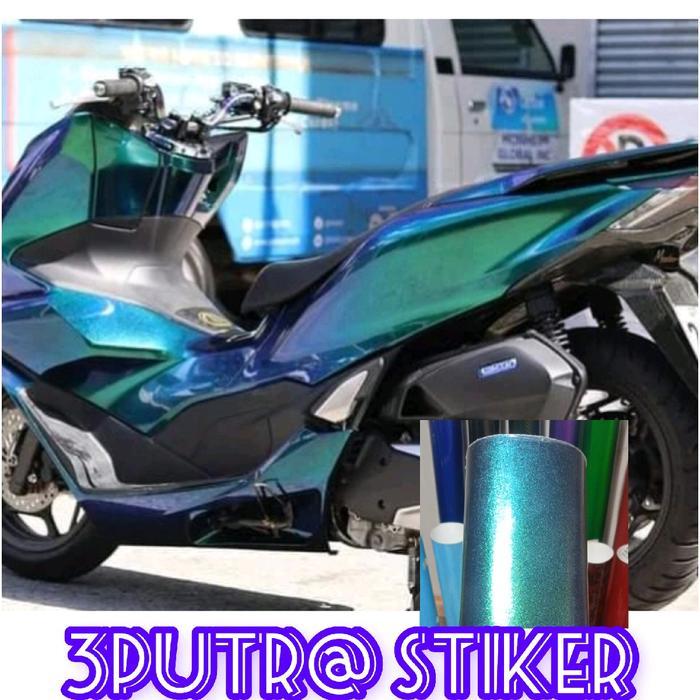 skotlet motor mobil bunglon hijau, bunglon biru, cameleon bunglon