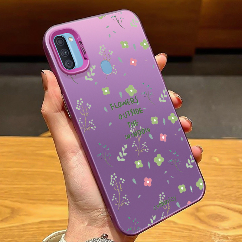 Casing Hp Untuk Samsung Galaxy A11 M11 Case Casing HP Softcase ponsel silikon tahan jatuh berwarna p