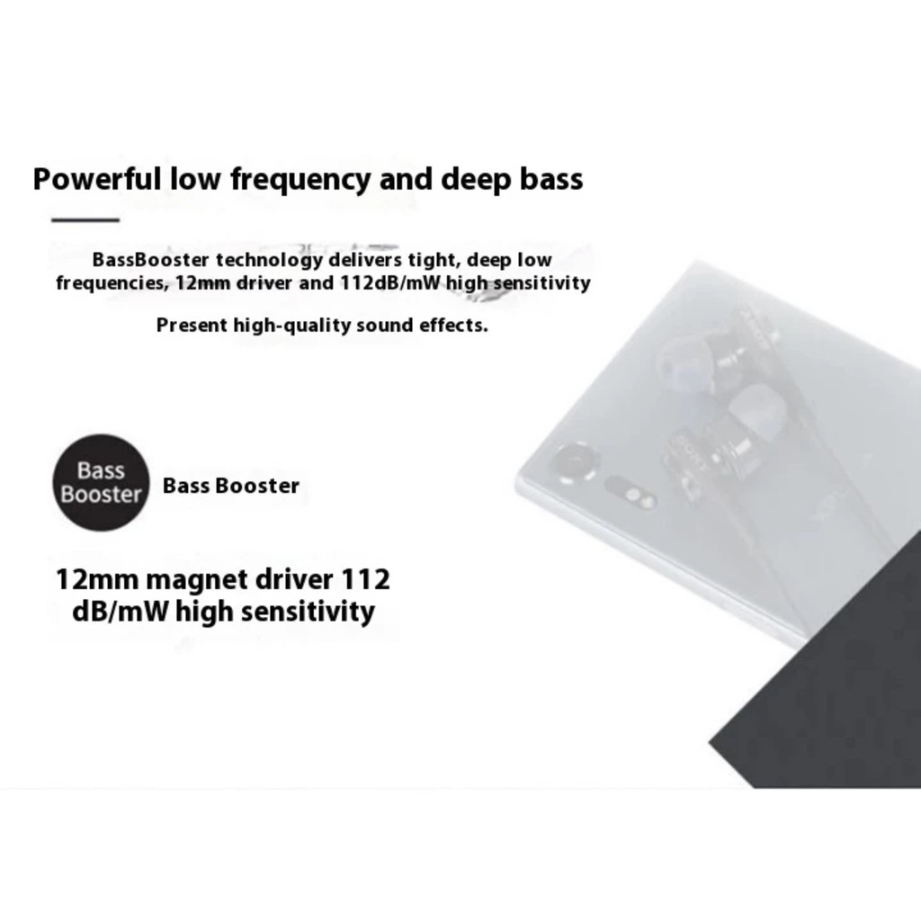 Sony MDR-XB75AP Premium In-Ear Extra Bass Earphone with Mic In-ear