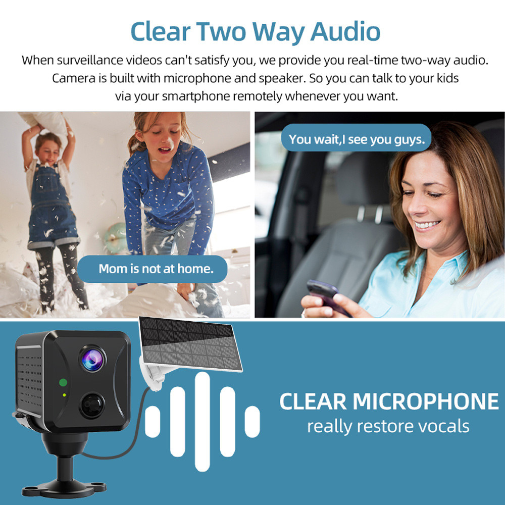 . 4G Wifi Mini Solar Camera Hd 5Mp Solar Powered Cctv Security -