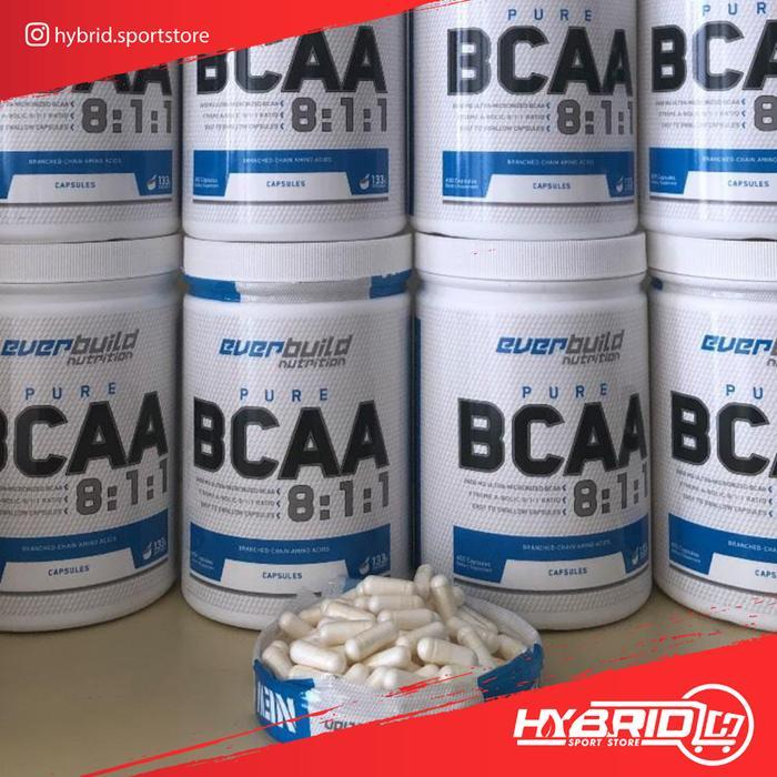 Everbuild Nutrition Bcaa 400 Capsul Ratio 8:1:1 eceran terbaik pengganti AST
