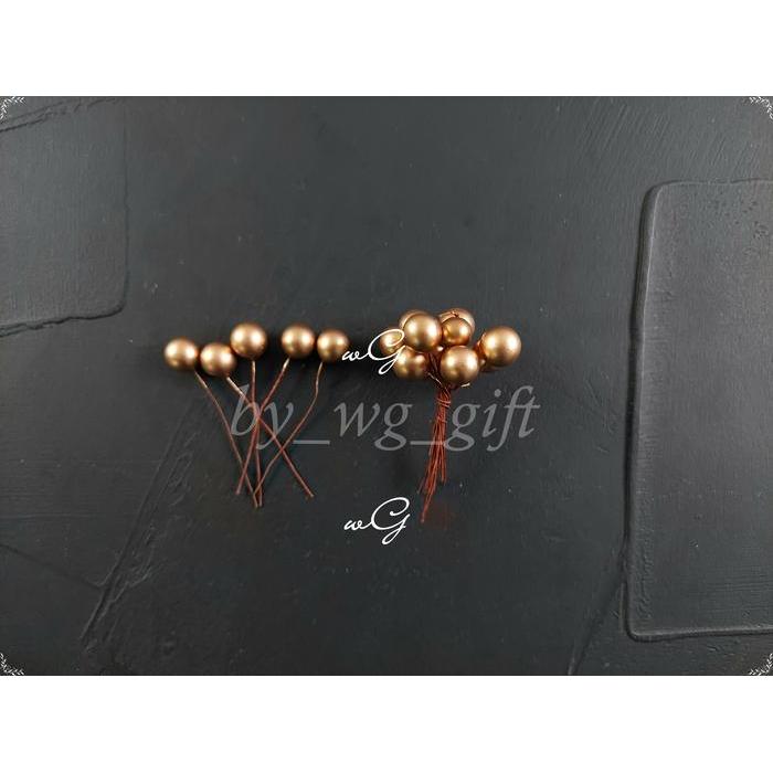 NEW Hiasan Natal: Buah Lobi-Lobi Large Emas; 1 pack: 12 pcs Diskon