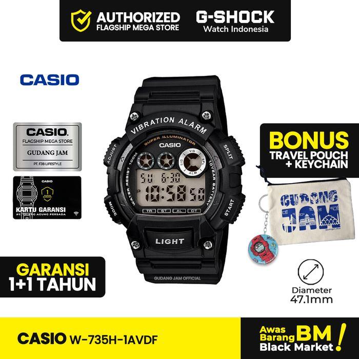Casio General W-735H-1AVDF W-735H W-735 W735H W 735H