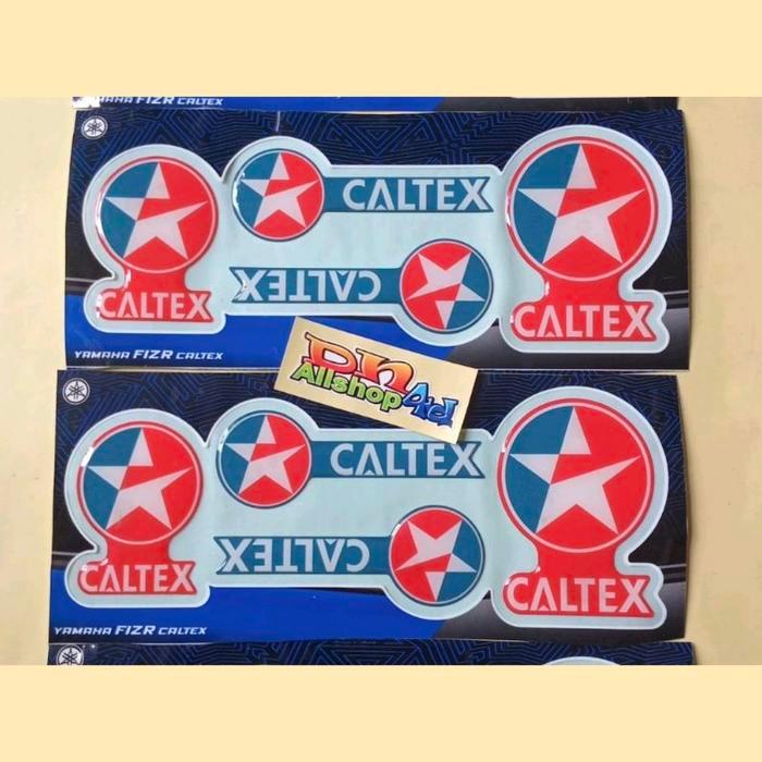 Stiker Emblem Fizr Caltex Timbul 3D Untuk Kendaraan Motor - Motorcycle Sporty Terjamin