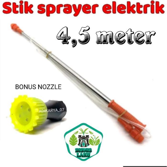 sarisa_shopp [gratis nosel] Stik Sprayer Panjang 4,5meter Stik Sprayer Teleskopik