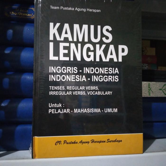 Kamus Lengkap Bahasa Inggris Indonesia Hard Cover Hitam LUX