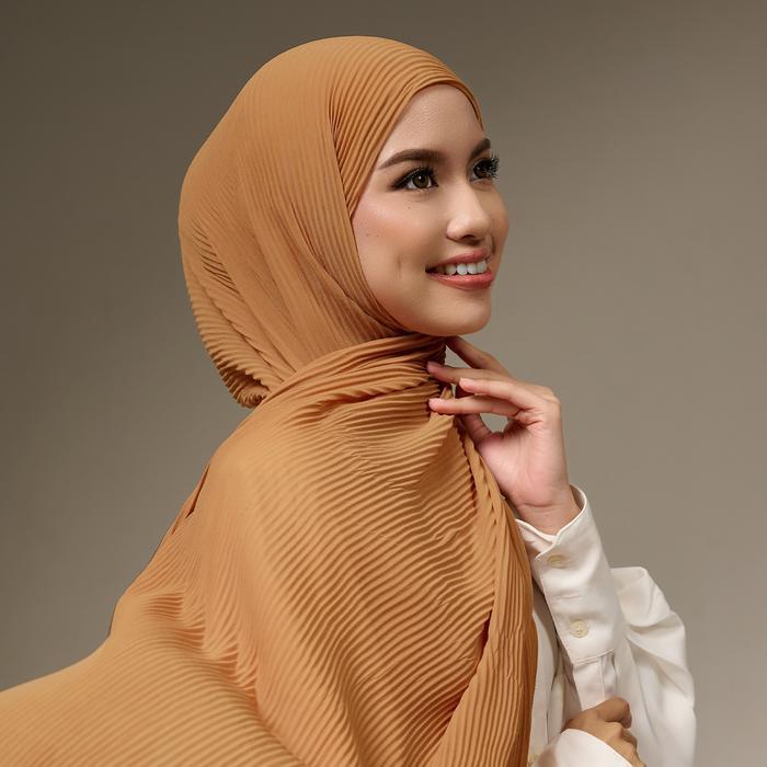 Zm Zaskia Mecca - Koleksi Hijab Pashmina Instan Plus Inner - Kyomi Pashmina Hijab Instan - Bahan
