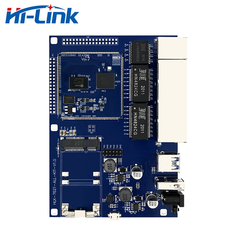 . 1Pcs Hlk-7621A Module Mt7621A Chip Supports -