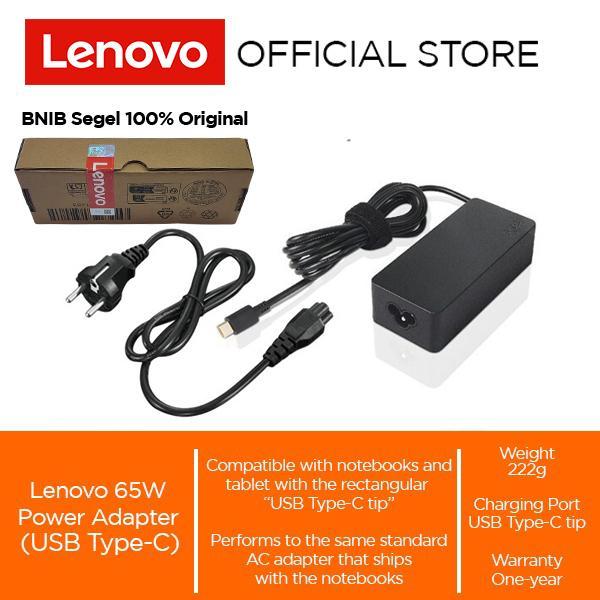 Lenovo Lenovo 65W AC Power Adapter Charger (USB Type-C tip)